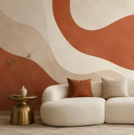 Living Room Wallpapers by Aastha Decor near NH 24 Ghaziabad