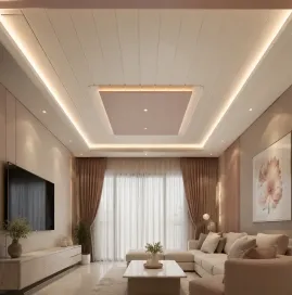 PVC Panel Ceiling by Aastha Decor near NH 24 Ghaziabad